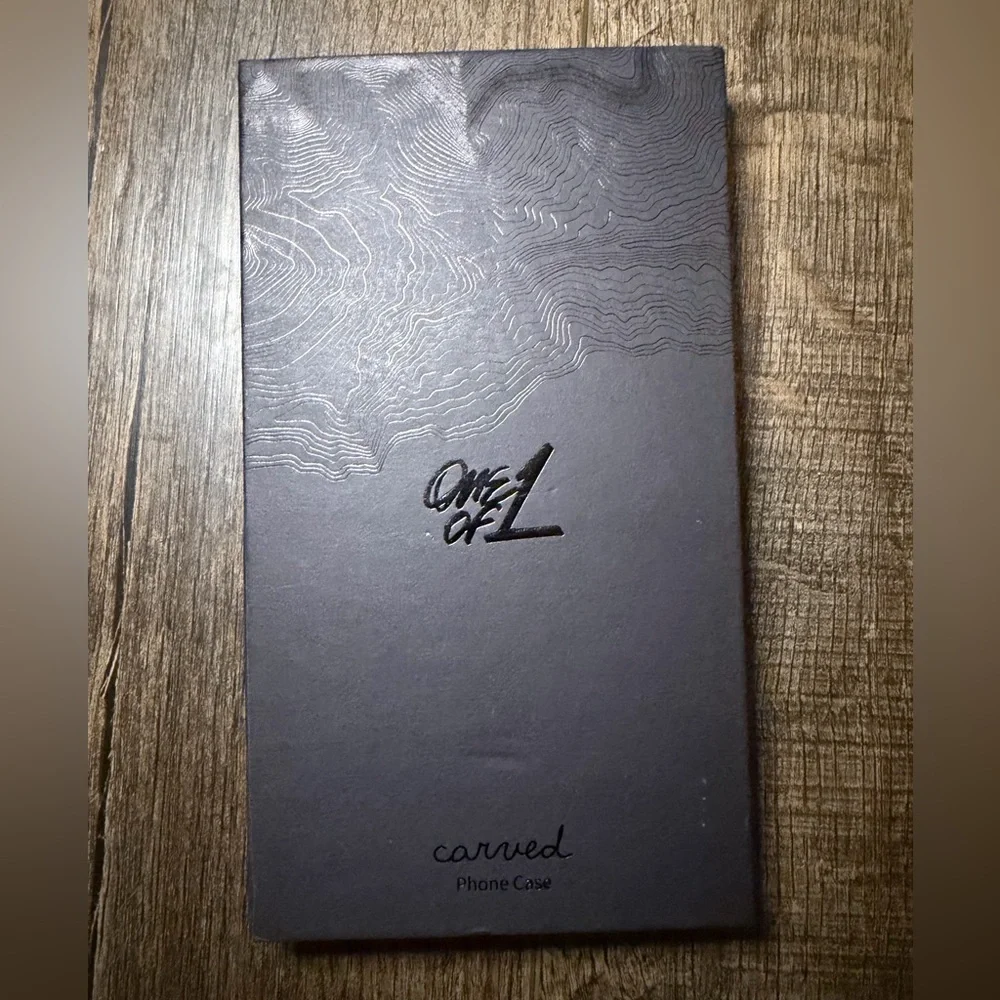 Carved “One of 1” iPhone 16 Pro Case